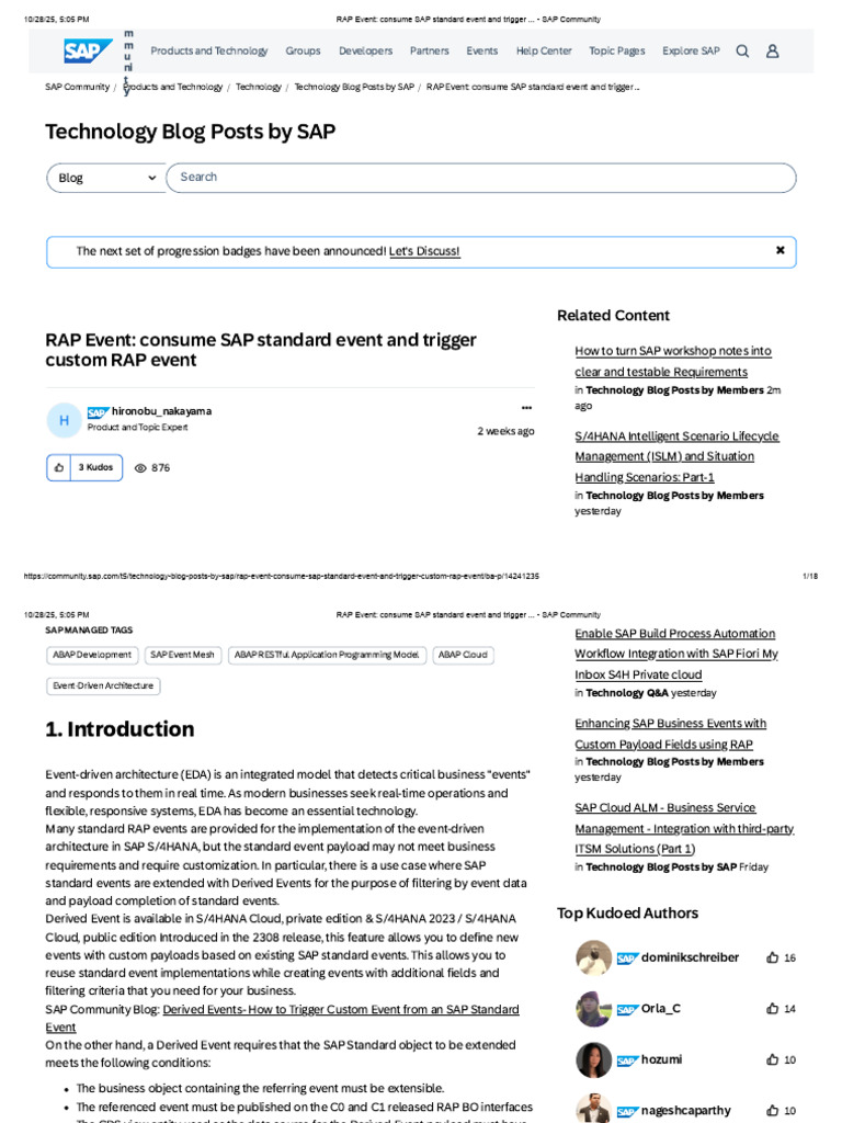 Customizing SAP RAP Events Guide | PDF | Abstraction (Computer Science ...