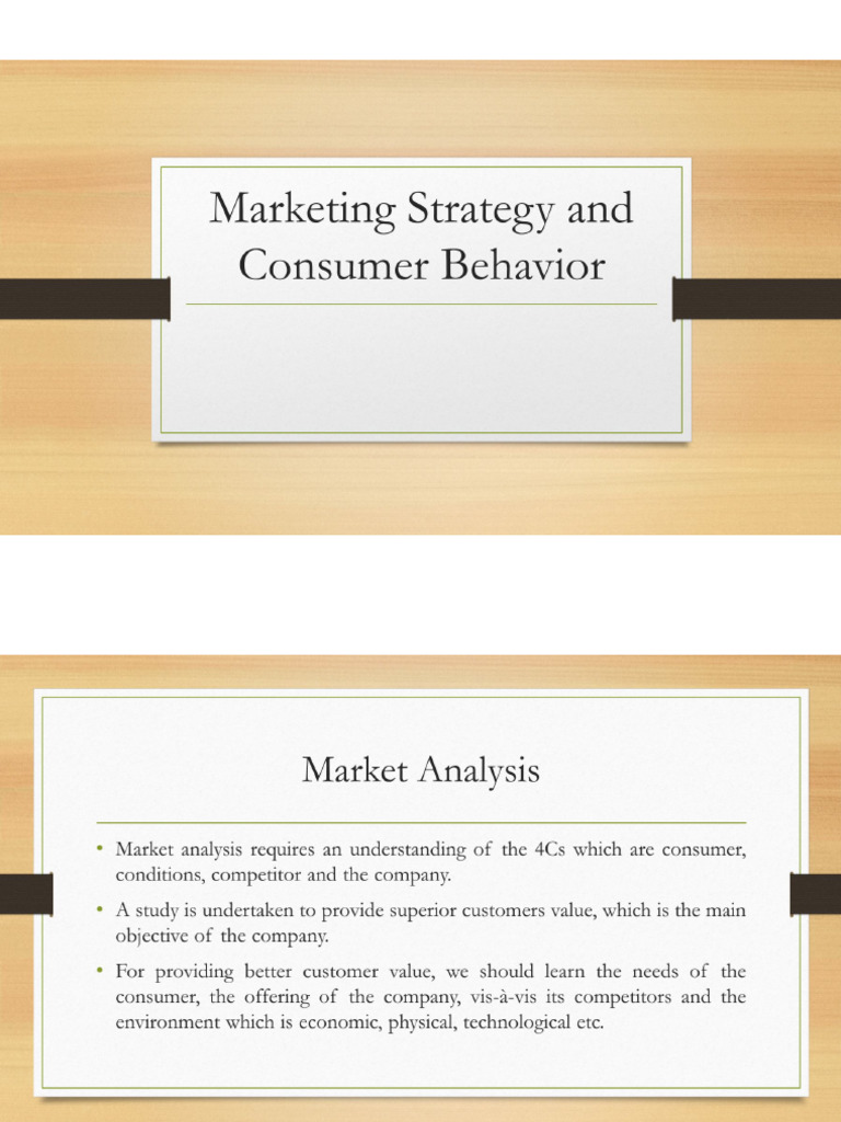 WEEK 4 - Marketing Strategy and Consumer Behaviour | PDF
