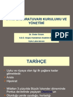 Uyku Laboratuari Kurulumu Ve Yöneti̇mi̇