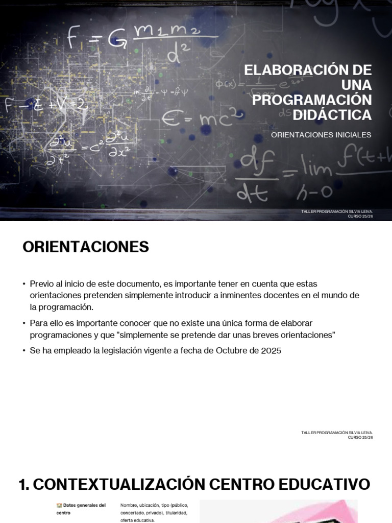 Guía para Elaborar Programación Didáctica | PDF | Evaluación | Plan de ...
