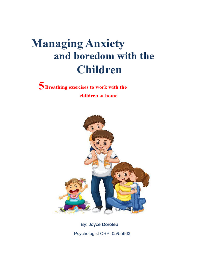 Photo inspiration: Gallery Detail: Managing Anxiety And Boredom With Children Pdf Anxiety