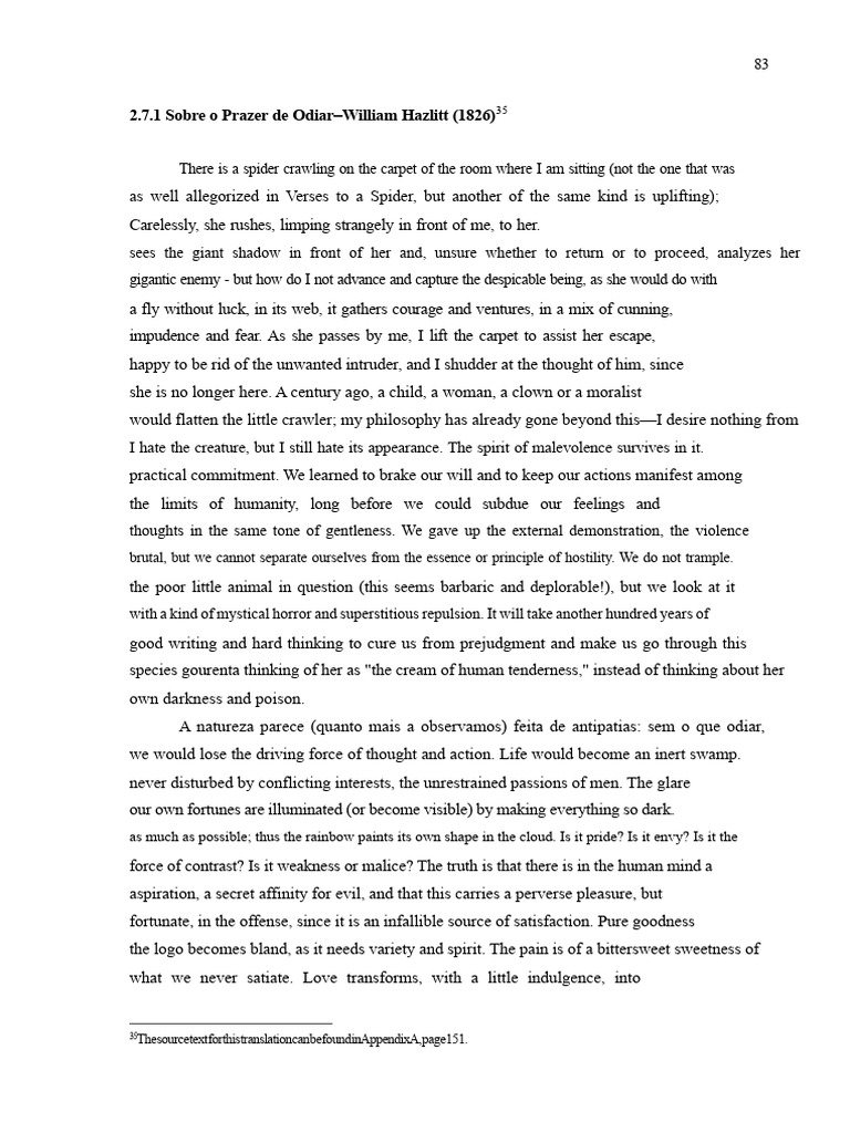 The Nature of Hatred in Humanity | PDF