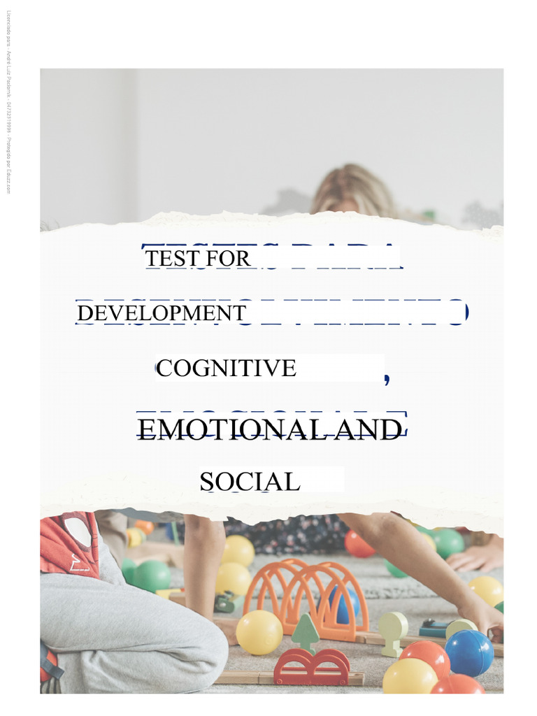 Tests To Evaluate Child Development | PDF | Child Development | Cognition