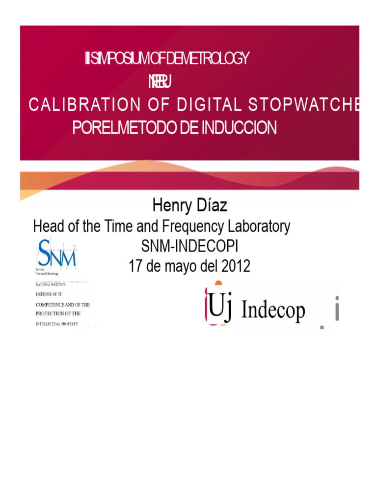 Calibration of Digital Timers | PDF | Calibration | Frequency
