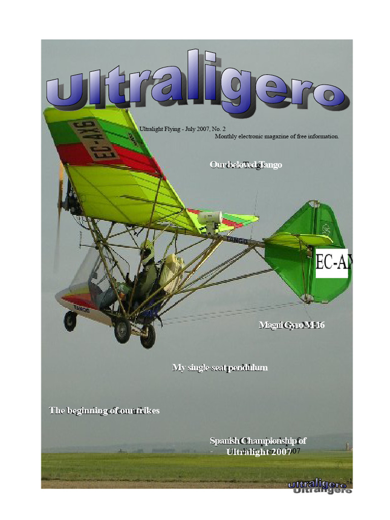 Ultralight Flying Magazine July 2007 | PDF | Aviation | Aerospace
