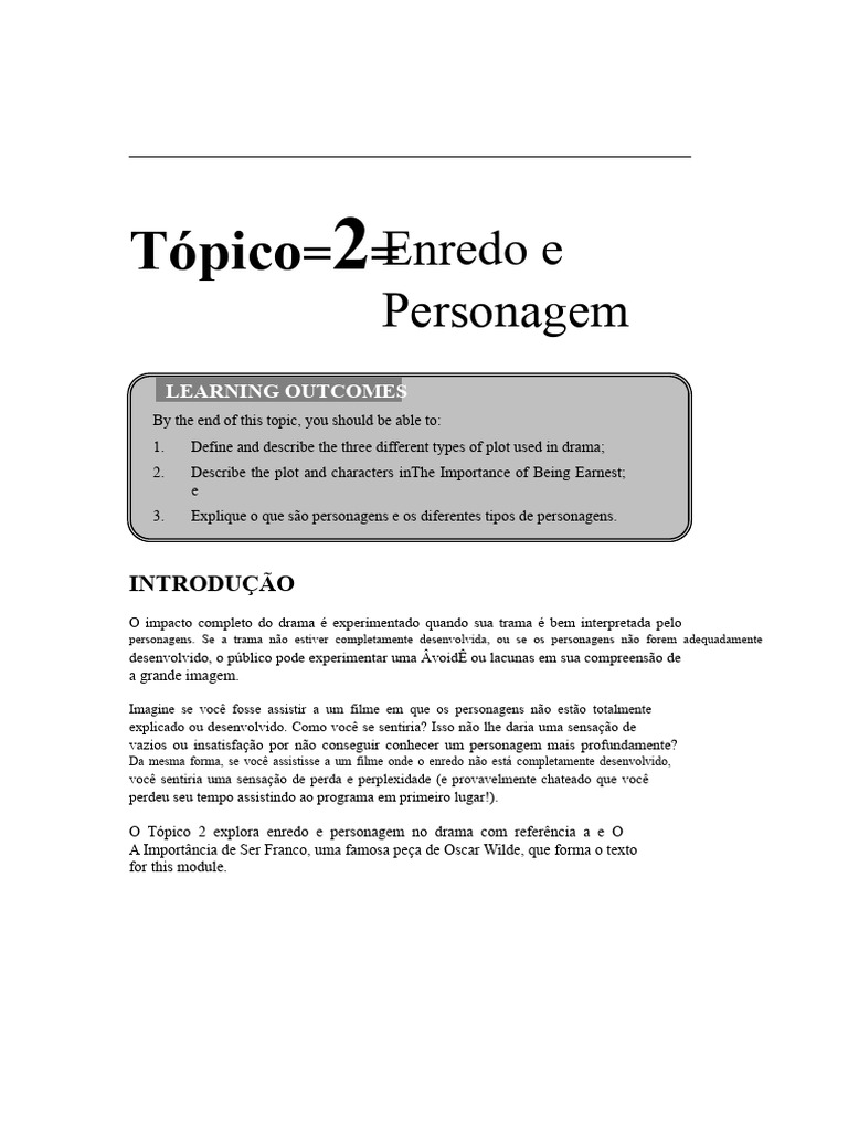 Enredo e Personagens em Drama | PDF | Luke Skywalker | Star Wars