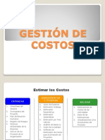 Estimación de costos de gestión