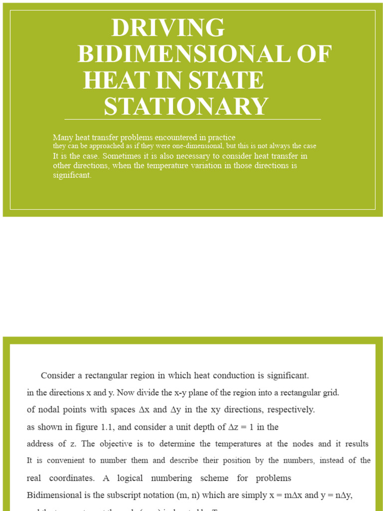 Bidimensional Heat Transfer Analysis | PDF | Heat Transfer | Heat
