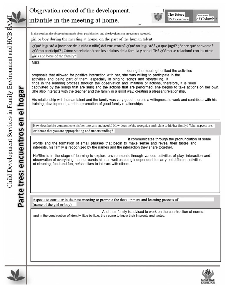 Child Development Through Interactive Activities | PDF