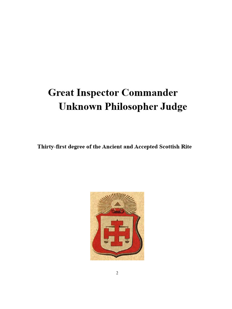 Grand Inspector Commander Explained | PDF | Osiris | Wisdom