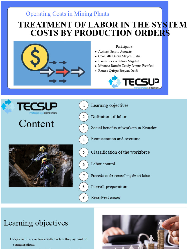 Curated visual reference: Fresh Look at Mining Plant Labor Cost Management Pdf Payroll Tax