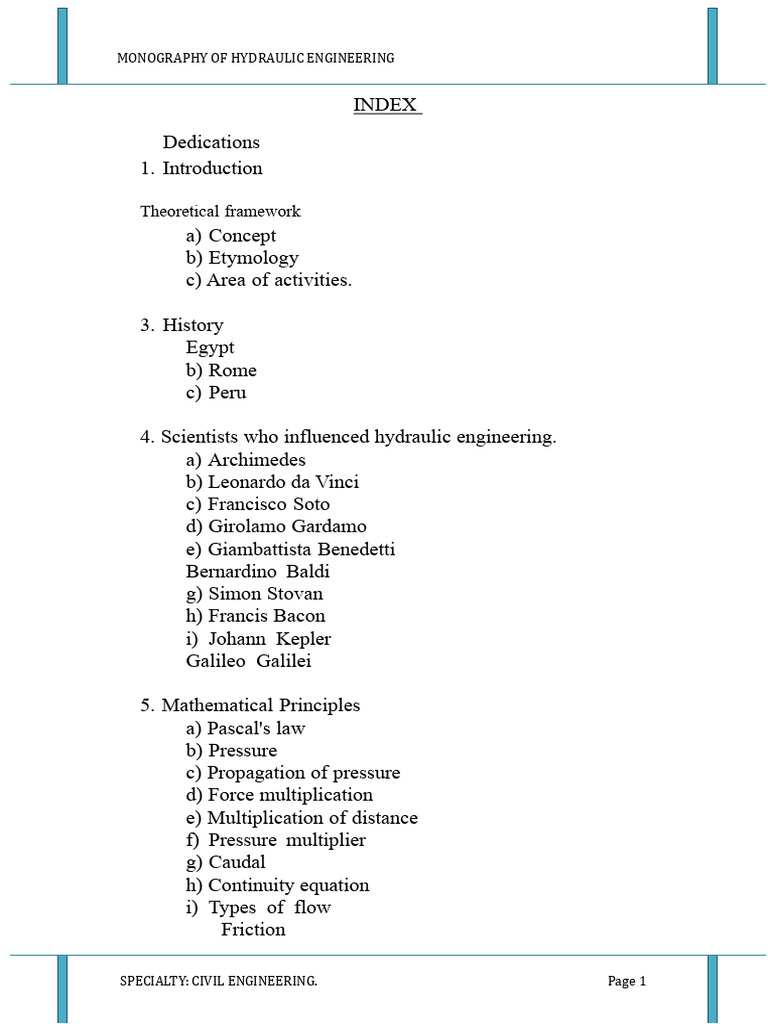 Hydraulic Engineering Monograph Overview | PDF | Groundwater | River