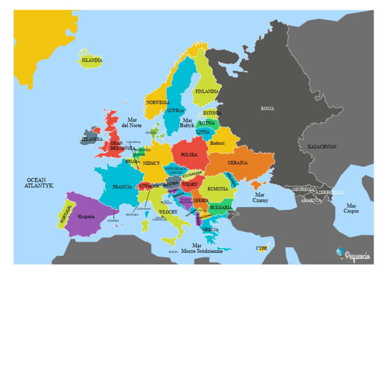 Mapa Polityczny Europy | PDF