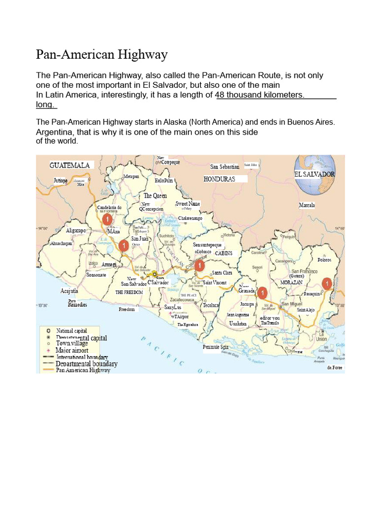 Overview of El Salvador's Key Highways | PDF