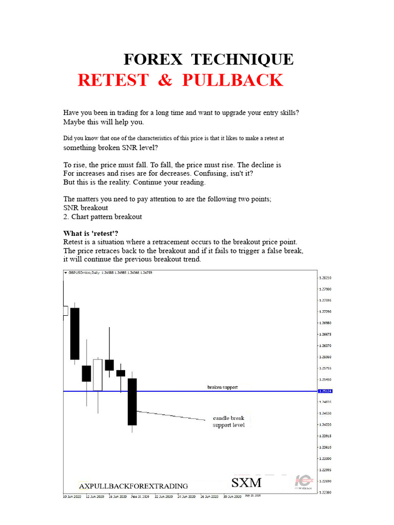 Mastering Forex Retest Strategies | PDF | Market (Economics ...