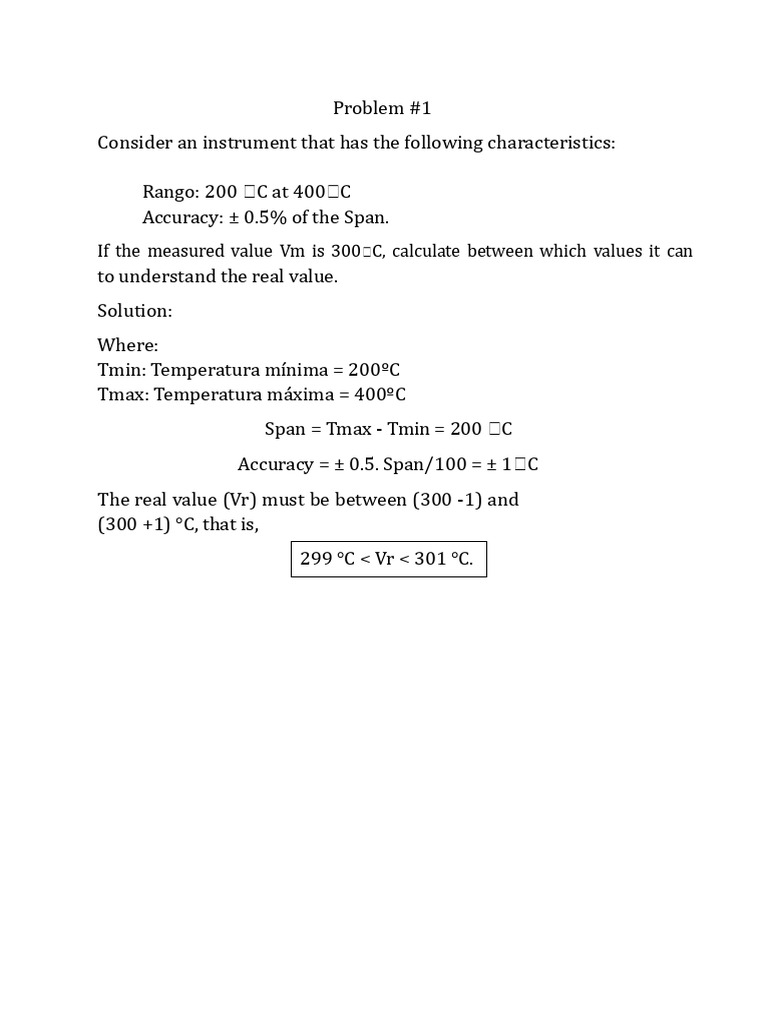 Instrument Calibration and Accuracy Analysis | PDF | Accuracy And ...