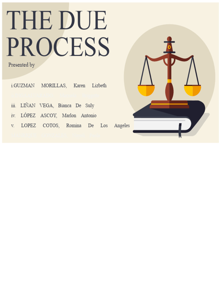 Understanding Due Process Rights | PDF