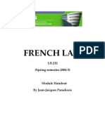 French Law Handout 04-05