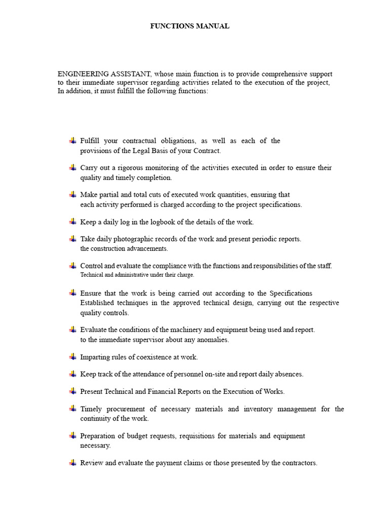 Engineering Assistant Functions Manual | PDF