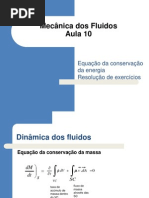 Aula 10 - 2011-2 Equação da conservação da energia e resolução de exercicios - Cópia