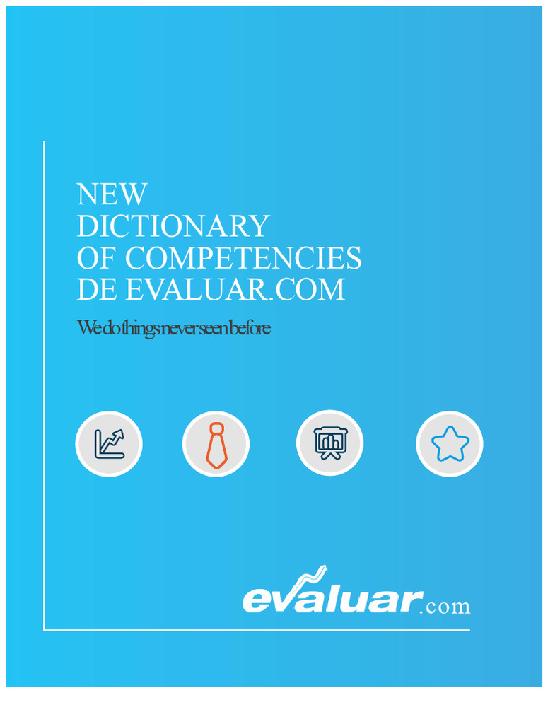2017 0302 Dictionary of Competencies Evaluate 2017 (1) | PDF ...