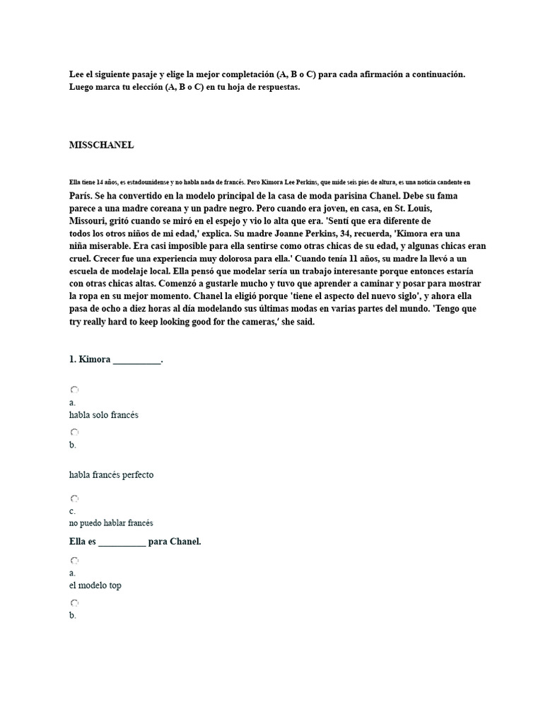 Examen de Medio Término | PDF | Almuerzo | Industria de alimentos