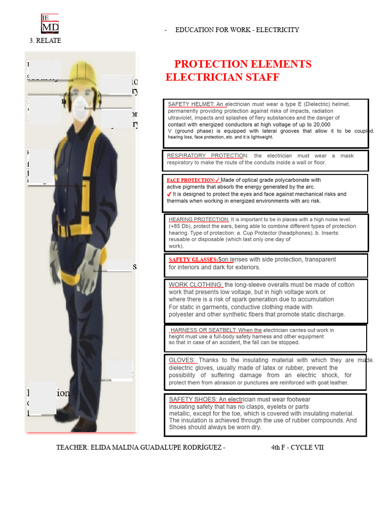 513182361-PERSONAL-PROTECTIVE-EQUIPMENT-FOR-A-ELECTRICIAN | PDF ...