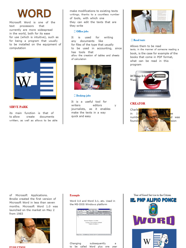 Triptych Word | PDF | Microsoft Word | Software Engineering