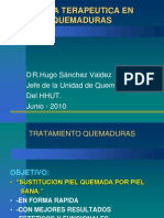 Nueva Terapeutica en Quemaduras