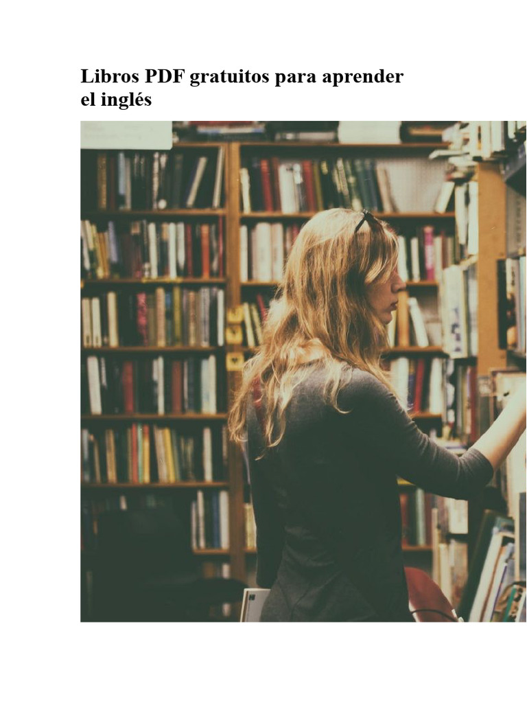 Libros PDF Gratis para Aprender Inglés | PDF | Gramática inglesa ...