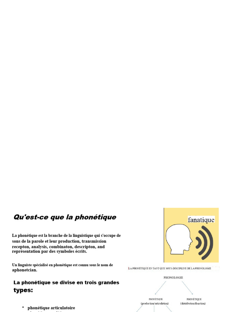 Introduction à la phonétique et ses types | PDF | Phonétique | Voyelle
