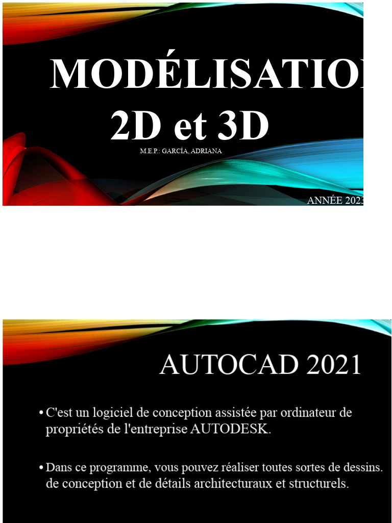 Guide d'utilisation d'AutoCAD 2021 | PDF | AutoCAD | Conception ...