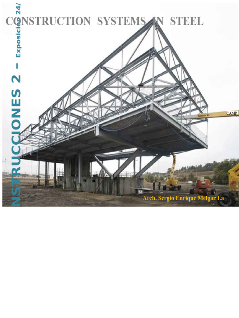 Steel Construction Systems Overview | PDF | Truss | Beam (Structure)