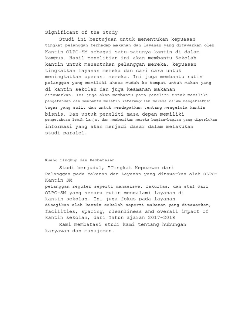 Signifikansi Penelitian | PDF