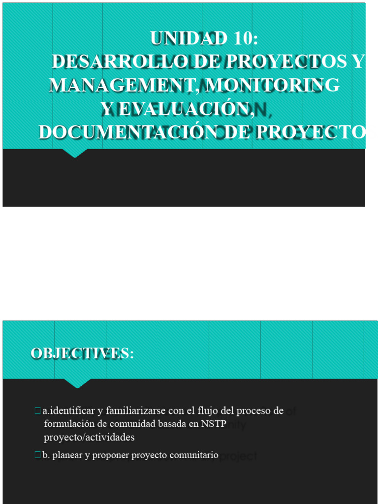 Gestión y Evaluación de Proyectos Comunitarios | PDF | Presupuesto ...