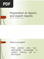 Expert Witness Report Template Guide | PDF | Expert Witness | Opinion