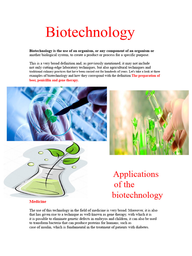 Biotechnology | PDF