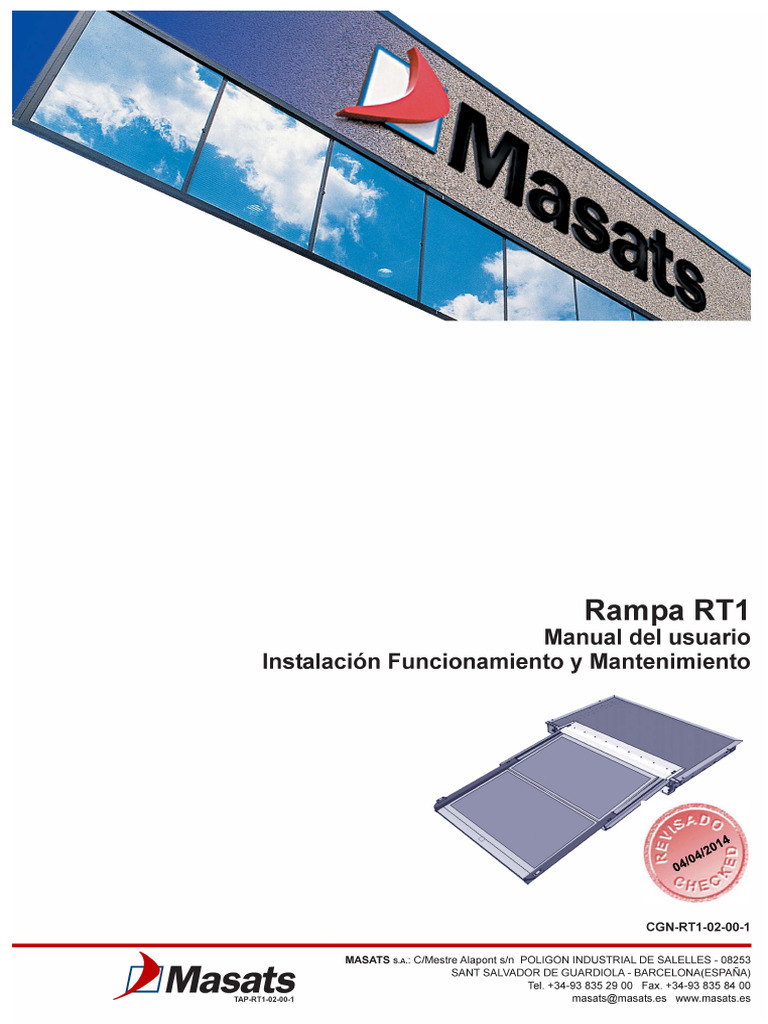 Ramp RT1 User Manual: Install & Operate | PDF | Screw | Power Supply