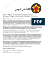 06/06/2012 Workers of Egypt RevSoc Statement