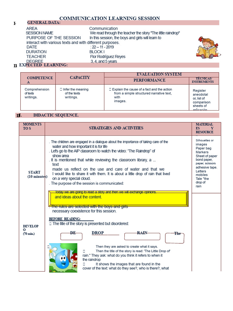 Rain Session Ok | PDF | Reading Comprehension | Cognition