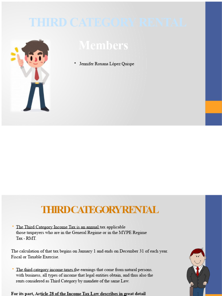 Third Category Income | PDF | Income Tax In The United States ...
