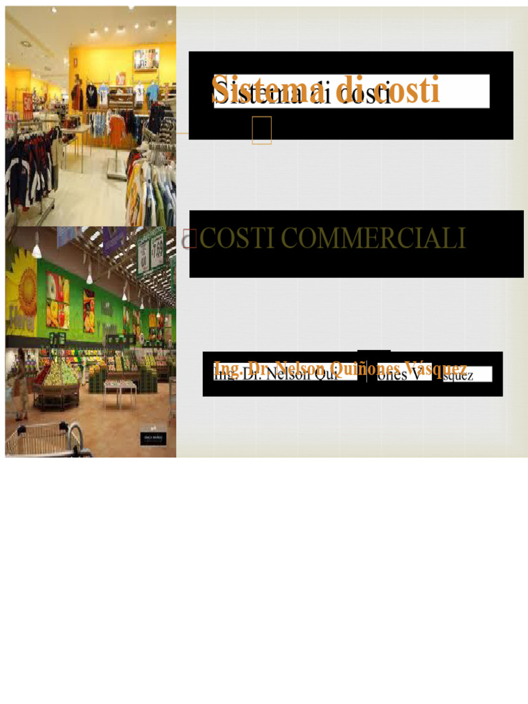 Costi Commerciali | PDF