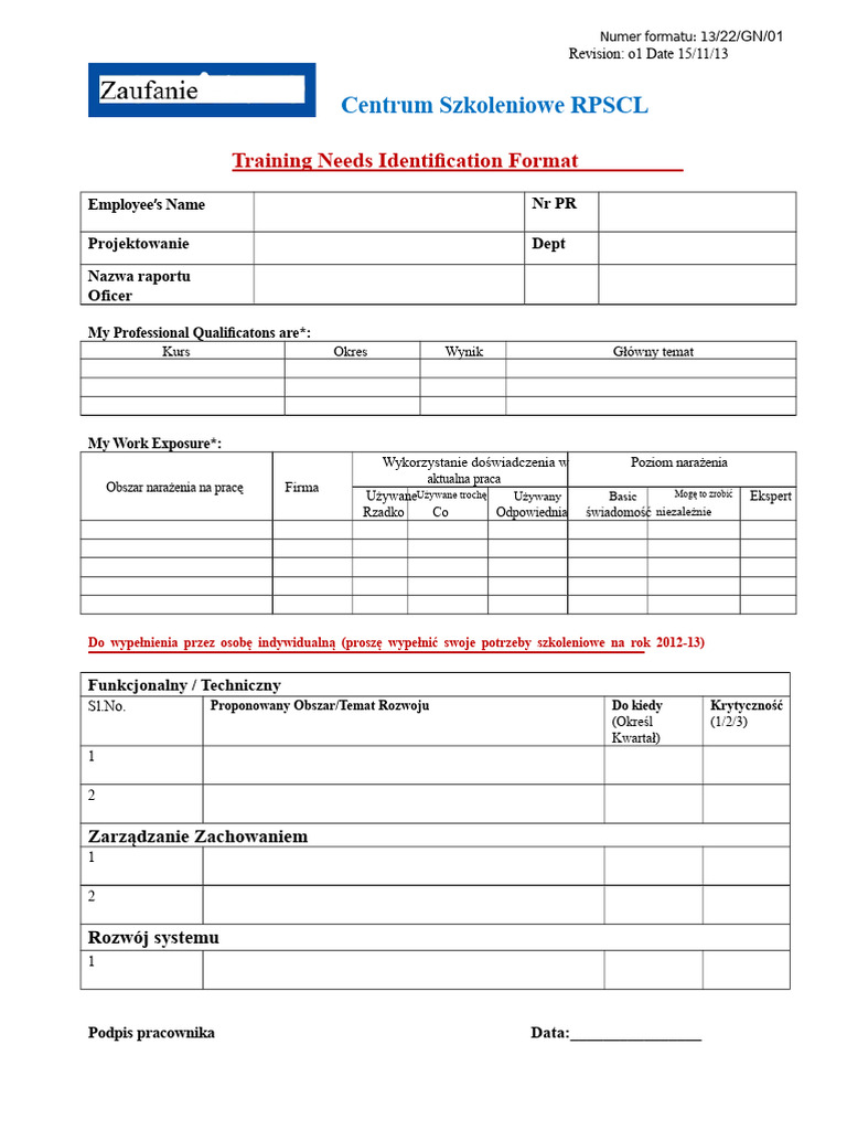 Format TNI Rev 01 | PDF