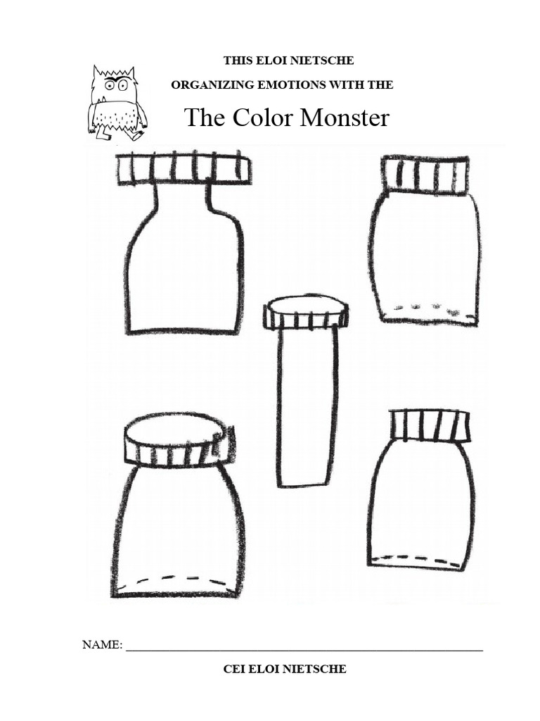 Organizing Emotions with Color Monster | PDF