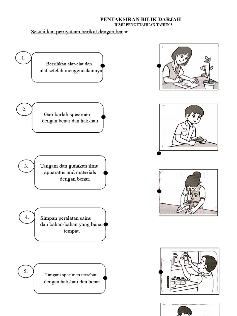 Penilaian Ilmu Pengetahuan Kelas 3 | PDF