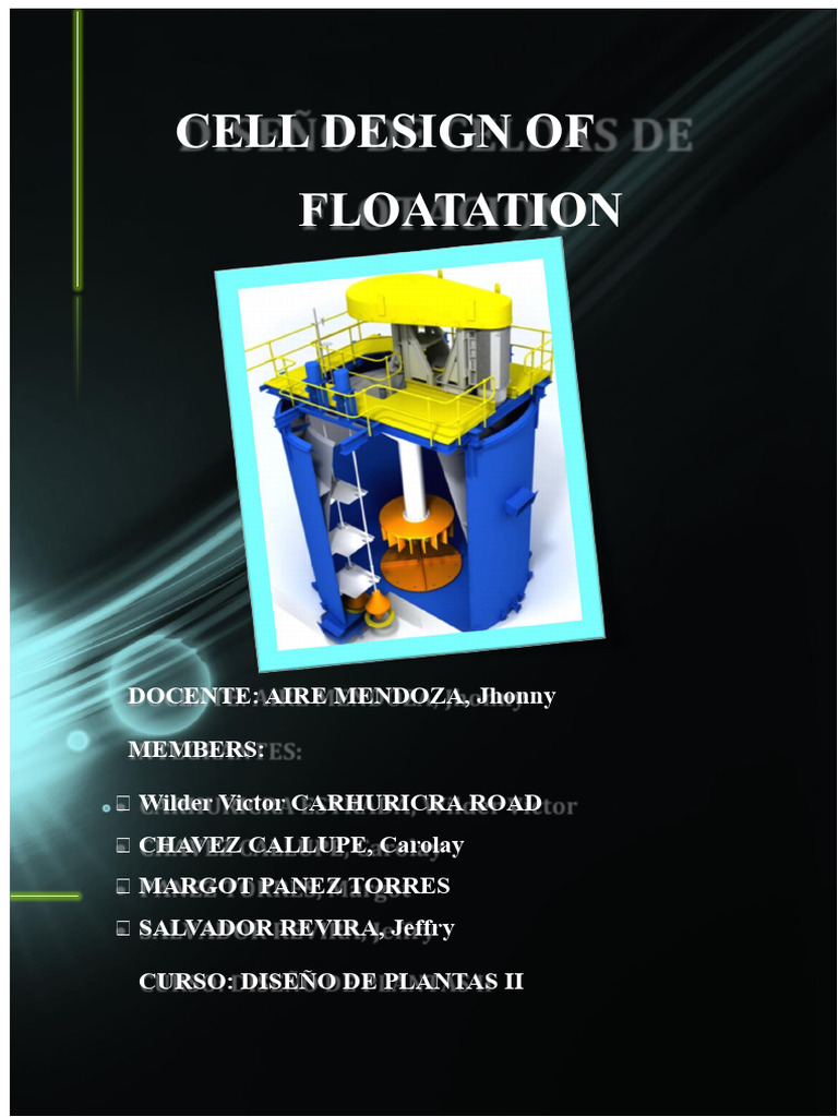 Flotation Cell Design Overview | PDF | Applied And Interdisciplinary ...