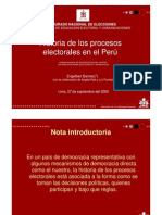 Historia electoral Perú
