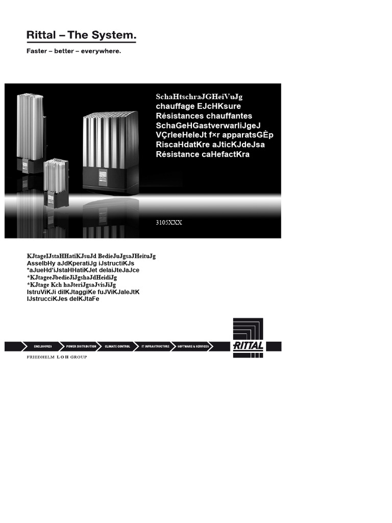 Instructions de montage résistances Rittal | PDF | Fusible (électricité ...