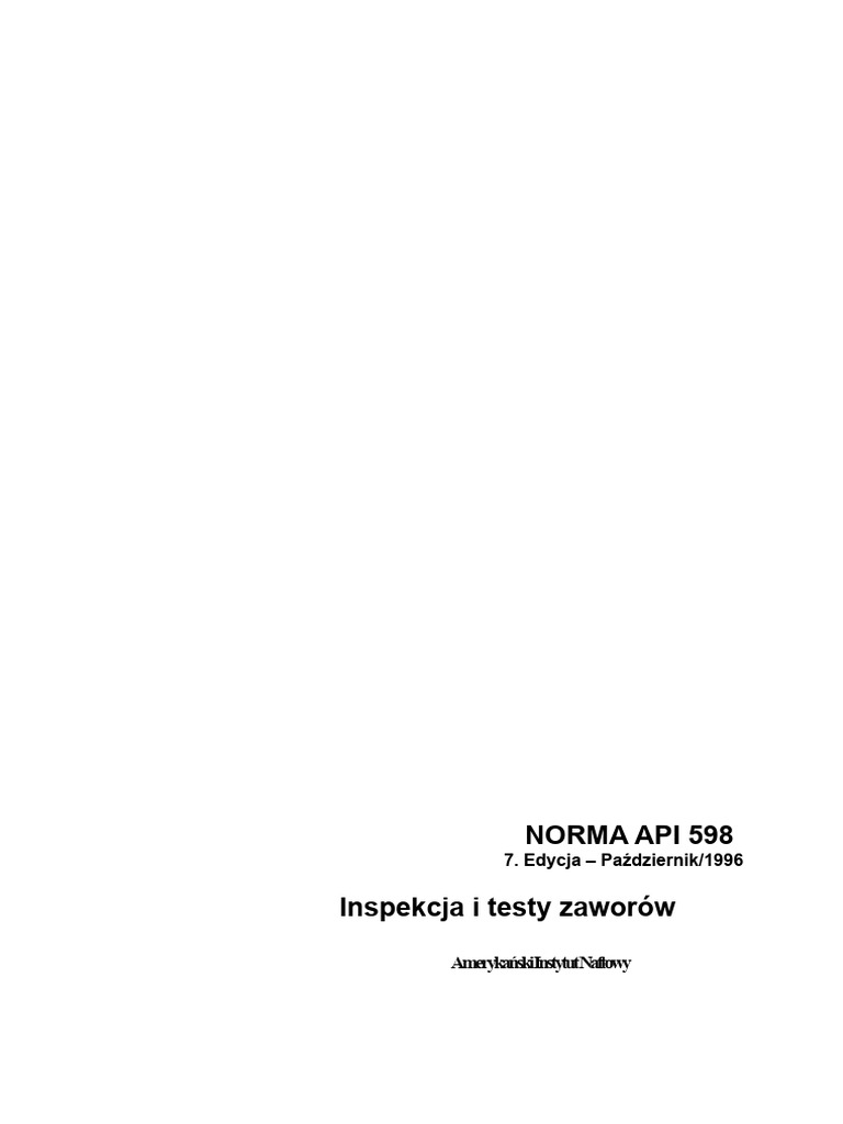 Api 598 | PDF