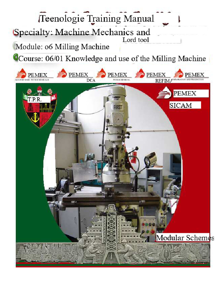 Milling Machine Training Manual | PDF | Gear | Machines
